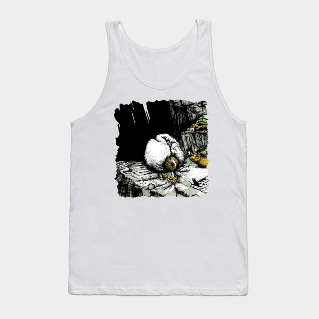 The creepy eyeballer Tank Top by stephenignacio